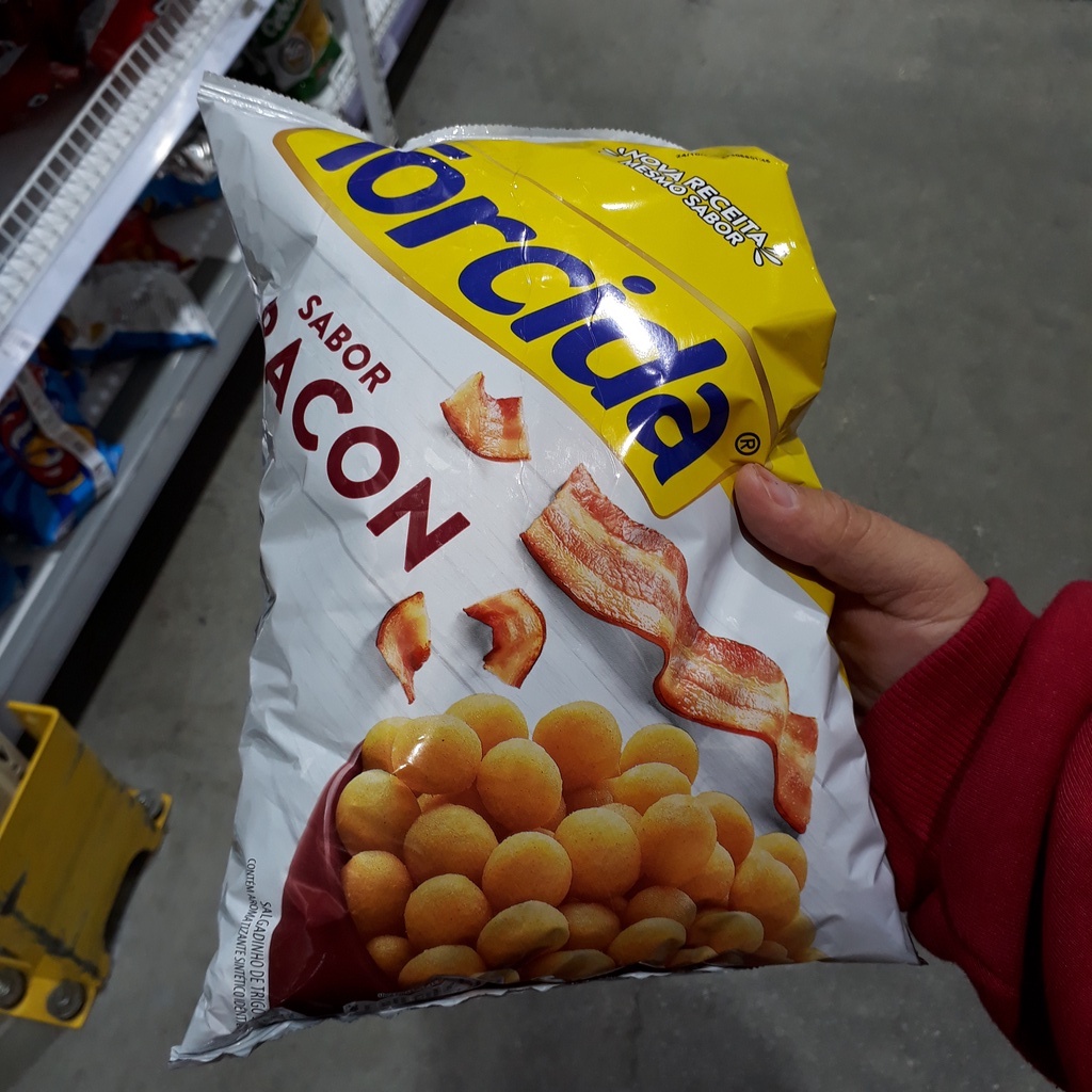 SALGADINHO TORCIDA PACOTE GRANDE 450g petisco tamanho família ...