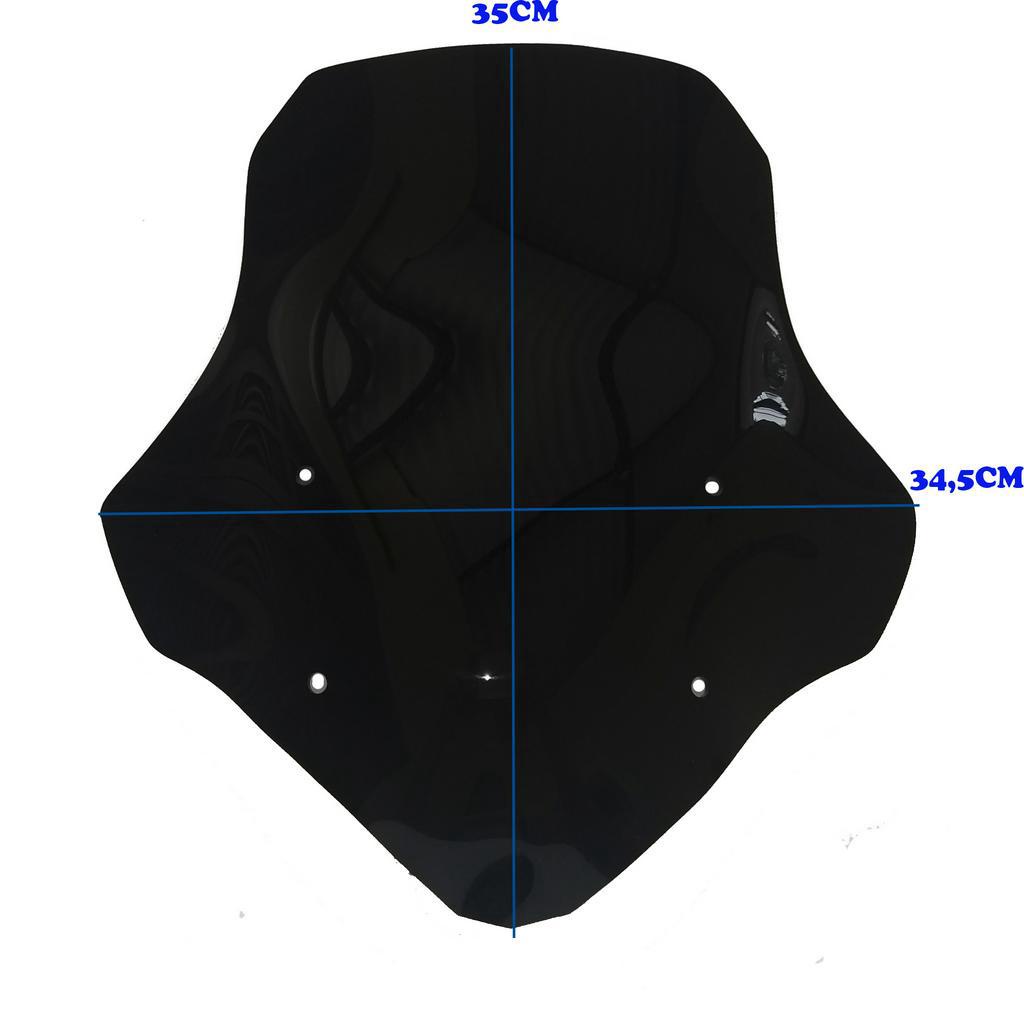Bolha parabrisa Lente Xtz 250 tenere Preto
