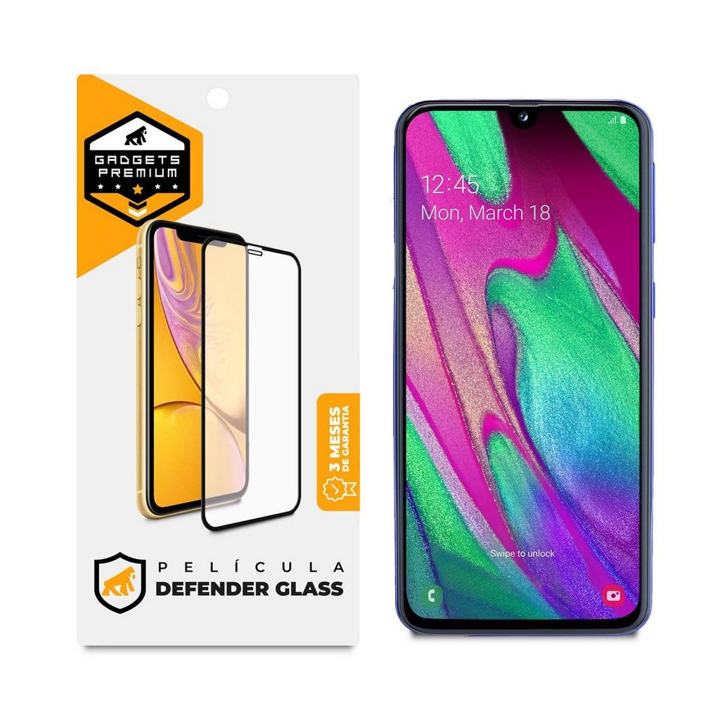 Película Defender Glass para Samsung Galaxy A40 - Preta - Gshield