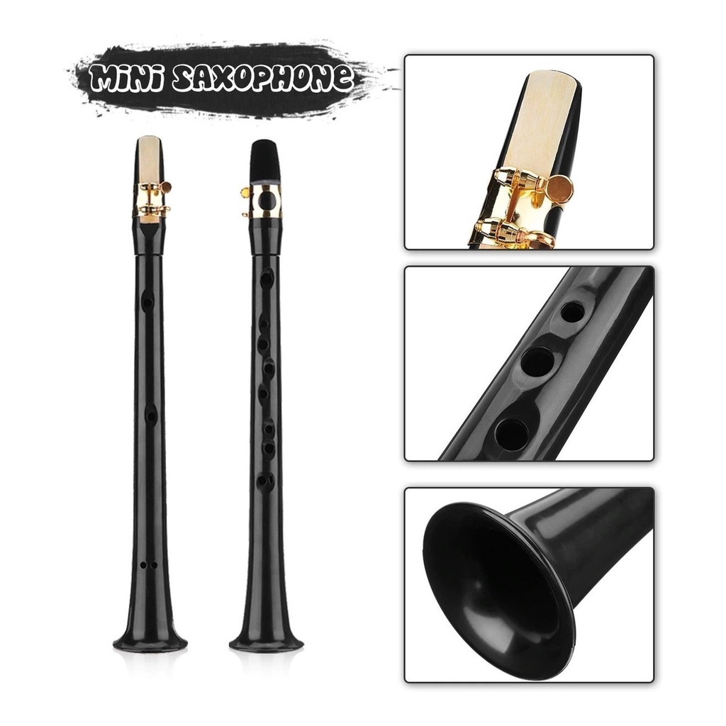 Mini Sax Pequeno Saxofone Alto Saxflute Original instrumento | Shopee ...