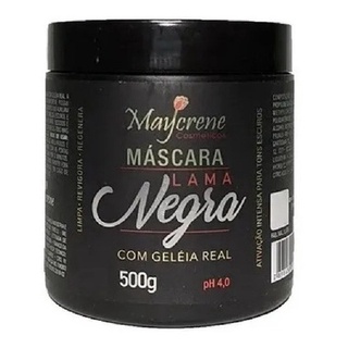Máscara Lama Negra Matizador Ativador Tons Escuros Maycrene