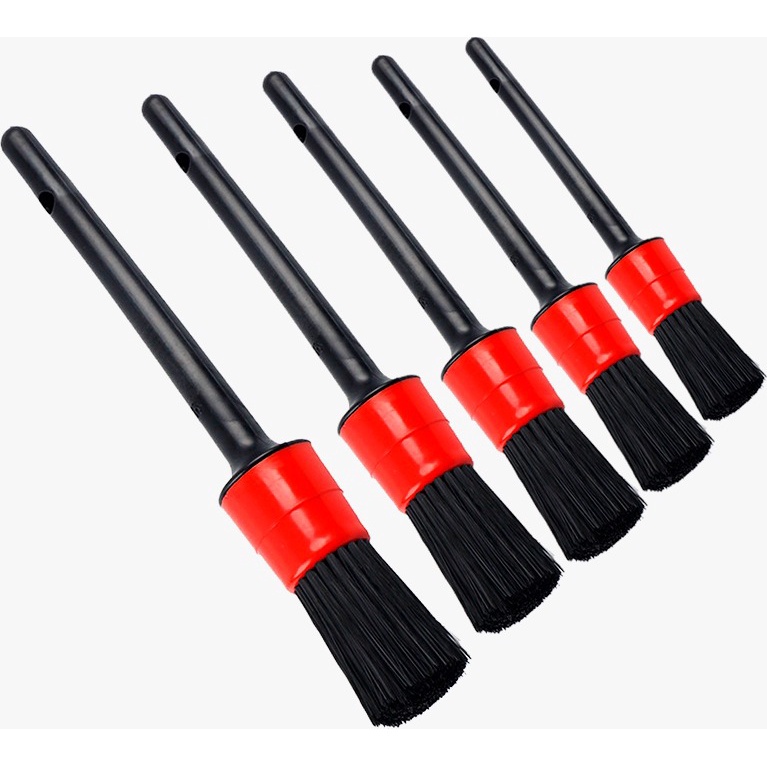 Pincéis De Detalhamento Automotivo Rotta376 Kit 5 Pinceis