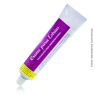 Creme para Estrias com Blend de Ácidos e Vitaminas em Óleo de Amêndoas - 50g em Oferta na Shopee