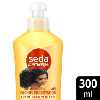 Creme para Pentear Seda Infantil Moana Juntinhos Cachos Encantados com 300ml em Oferta na Shopee
