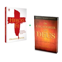 Coleção 2 livros Heróis da Fé + Caçadores de Deus