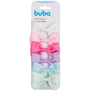 Kit De Laços Coloridos Infantil Com Presilha 6un 15308 - Buba em Oferta na Shopee