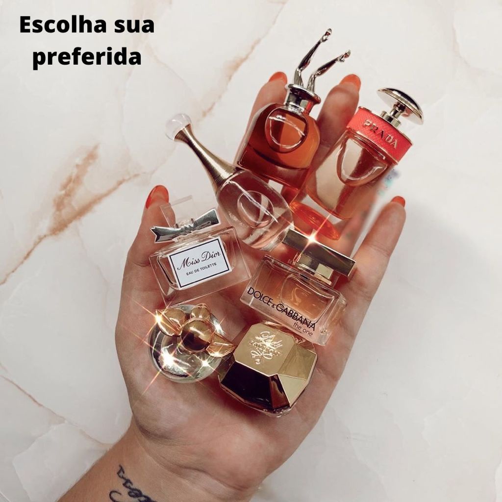 Miniatura de Perfume Importado ORIGINAL 1 UNIDADE Colecionável Feminino Masculino Shopee Brasil
