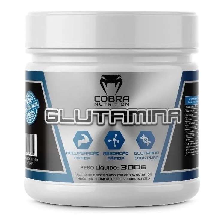 Glutamina 100%¨Pura L-Glutamina 300g em Oferta na Shopee