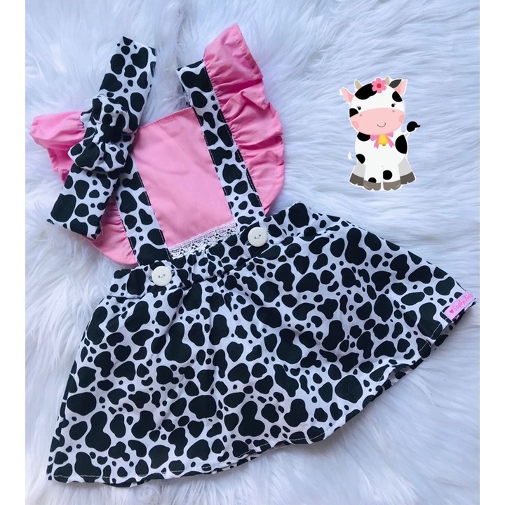 JARDINEIRA ROMPER bory infantil menina saia tema FAZENDINHA para mesversarios e ensaio fotograficos em Oferta na Shopee