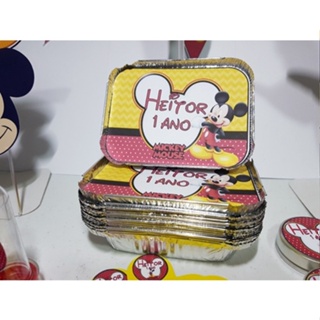 Kit 100 Marmitinha Bolo Guloseimas Lembrancinha Personalizadas - Qualquer Tema em Oferta na Shopee