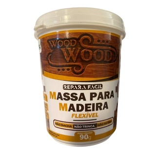 Massa Flexível Para Madeira Reparo Fácil Wood Wood 90g Marcenaria
