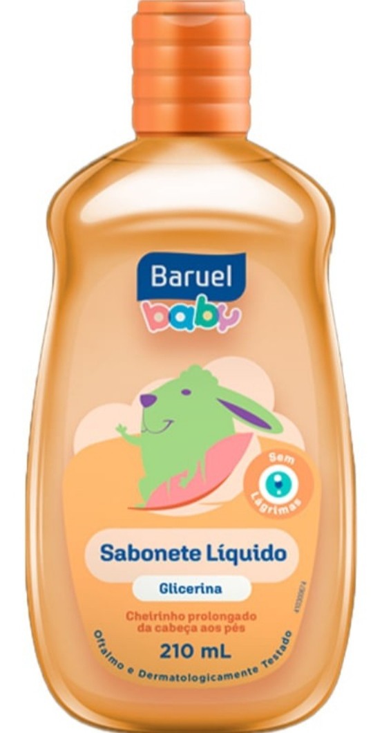 Sabonete Liquido Infantil Baruel Glicerina 210ml Laranja Cheirinho Prolongado Shopee Brasil