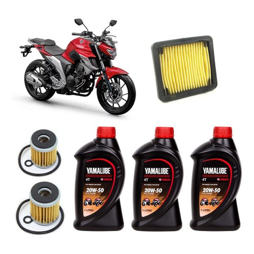 Kit Óleo E Filtros Lander 250 2018 Fazer 250 2018 Em Diante em Oferta na Shopee