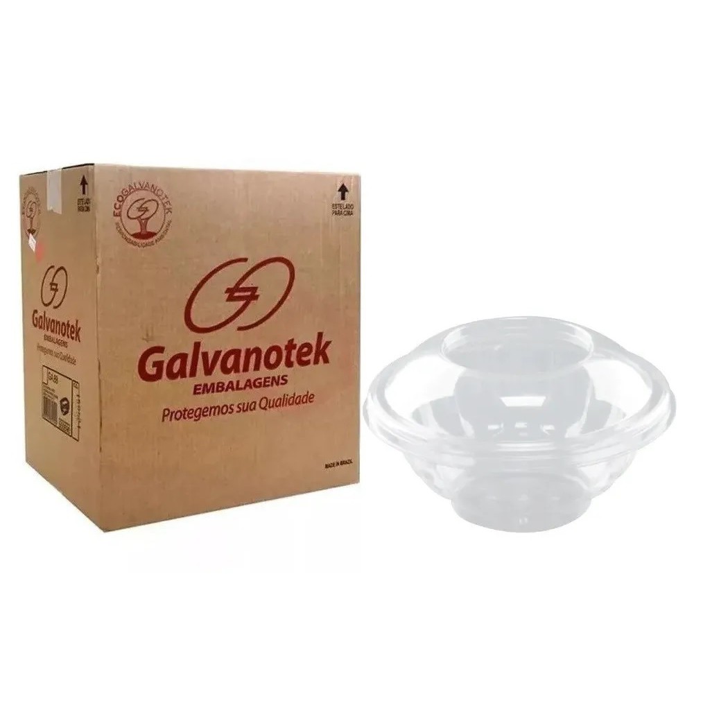Embalagem Pet Doce, Pavê 250ml Galvanotek G-680 C/300 (1cx)
