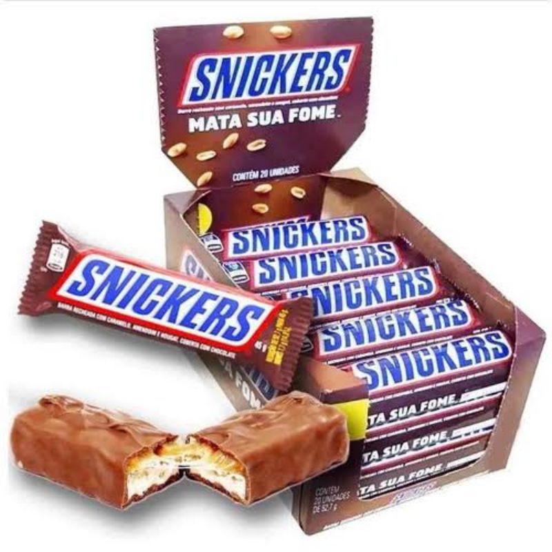 Chocolate Snickers 20un de 45g (900g)