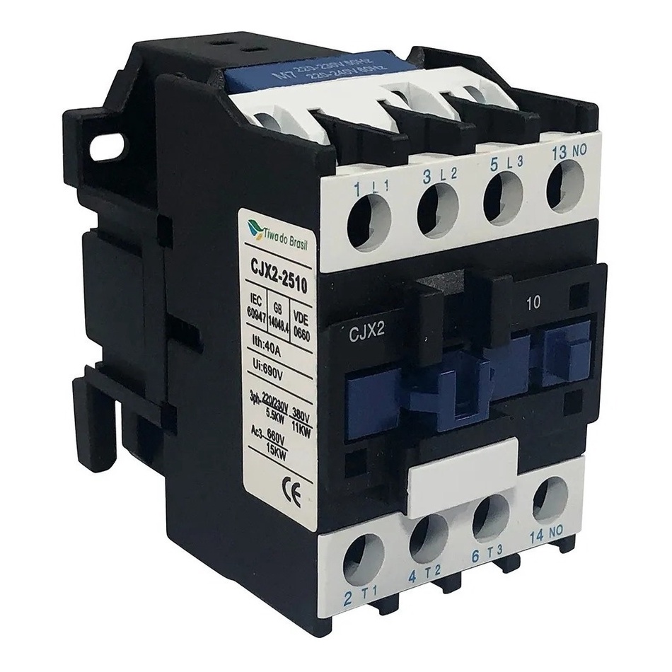 Contator Trifásico 40a 220v - Cjx2-40 - Lc1-d4010 - Jng