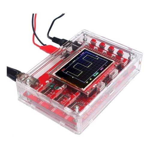 Osciloscópio DSO138 Digital Montado com Case de Acrílico e Fonte 9V - Eletrônica Componentes Eletrônicos - 1 Peça
