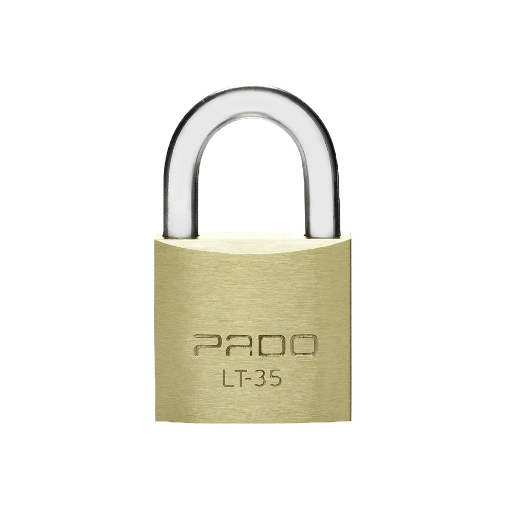 Cadeado Latão 35mm LT-35 com 2 Chaves Pado