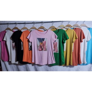 Blusa Feminina Viscolycra Manga Curta Moda Básica