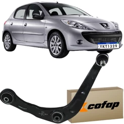 Bandeja Balança Esuqerdo Original Cofap Peugeot 206 1999 2000 2001 2002 2003 2004 2005 2006 2007 Hoggar Peugeot 207 2008 2009 2010 2011 2012 2013 2014 2015