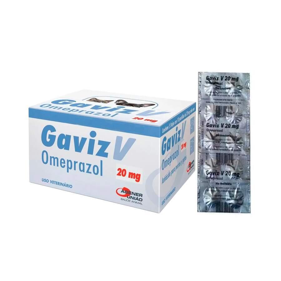 Gaviz 20Mg Omeprazol Strip Com 10 Comprimidos - Pets