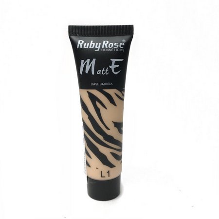 Base Ruby Rose Base Liquida Facial Matte / Natural Look / Soft Matte.