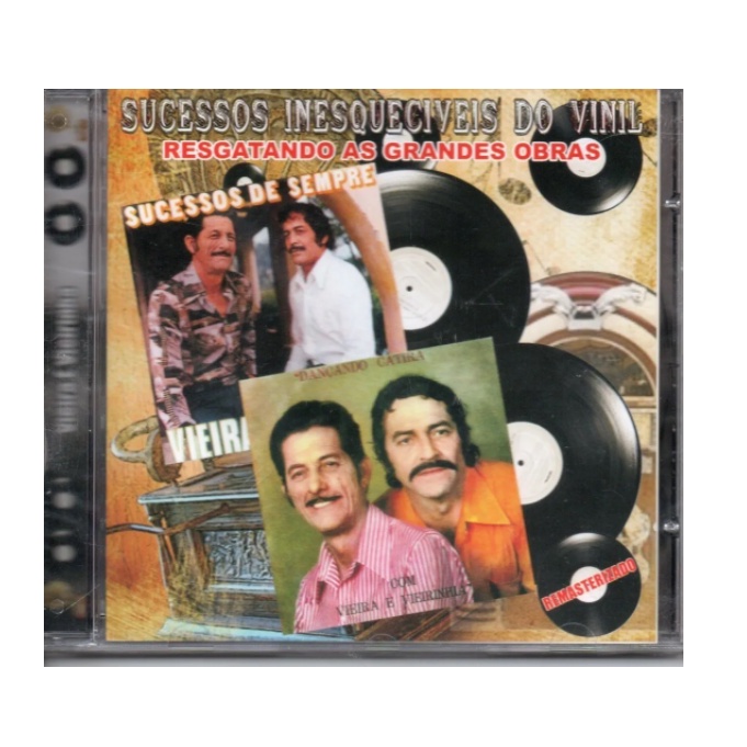 Cd Vieira E Vieirinha-sucessos Inesquecíveis Do Vinil 0236
