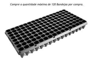 Kit 05 Bandeja Sementeira Para Produção De Mudas 128 Células