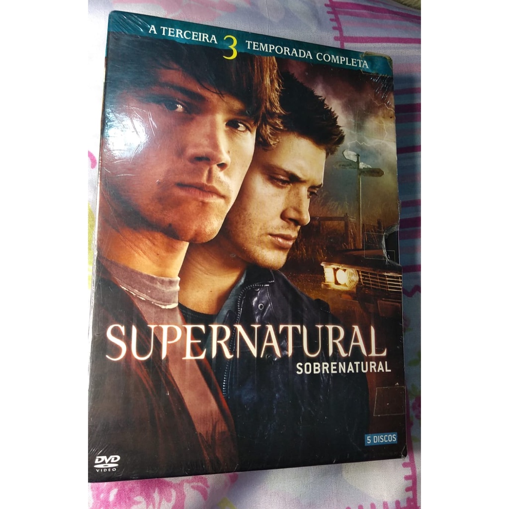 box dvd supernatural 3 temporada