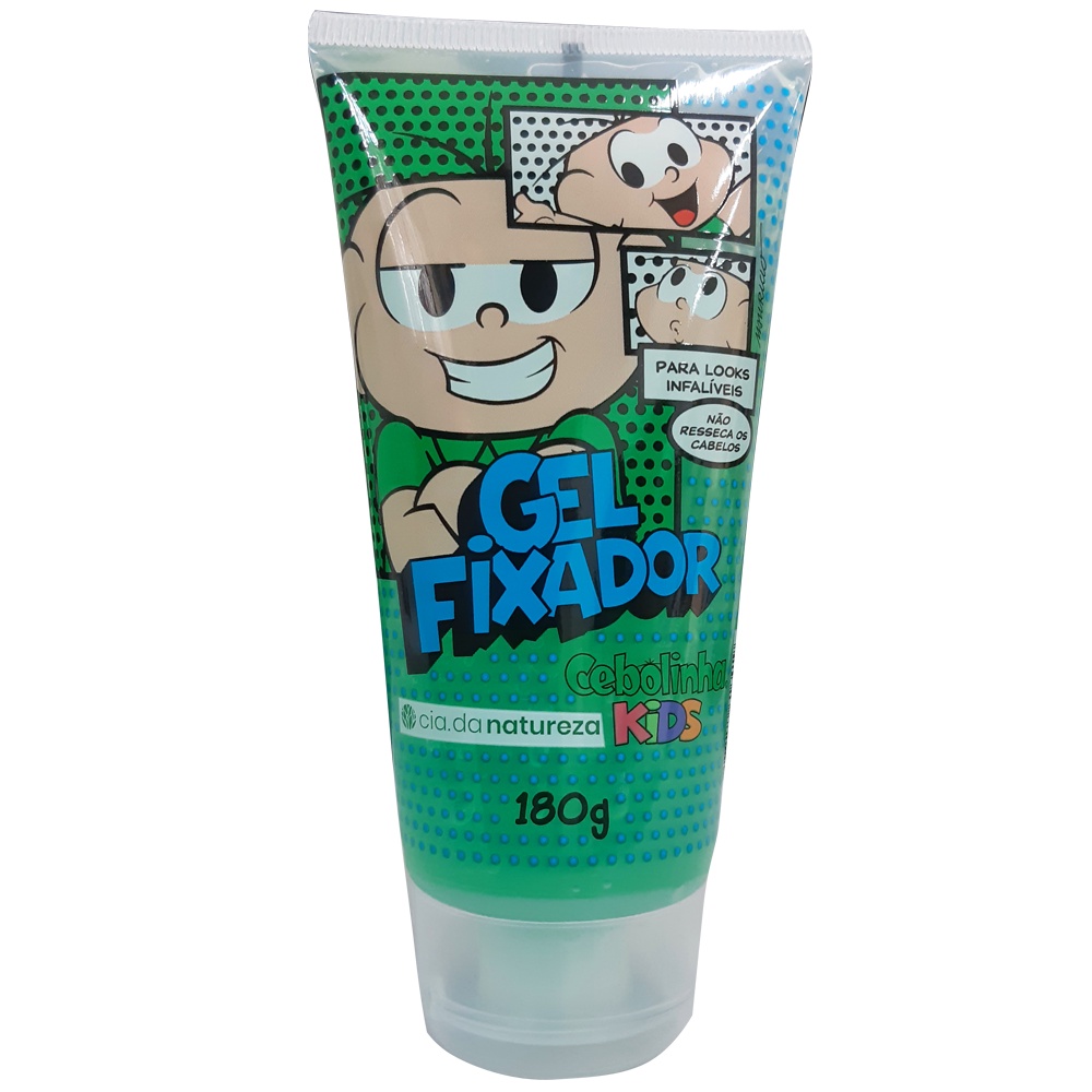 Turma da Monica Cebolinha Kids Gel Fixador Para Cabelos 180g em Oferta na Shopee