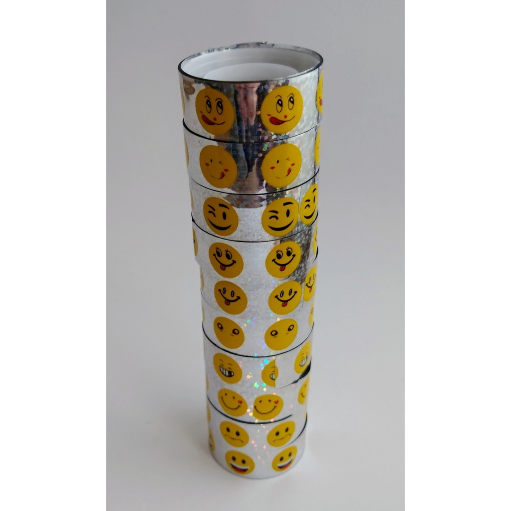 Washi Tapes Emojis 10 Estampas Shopee Brasil