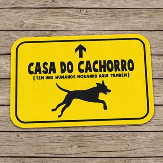 Tapete Decorativo Casa do Cachorro 60x40cm em Oferta na Shopee