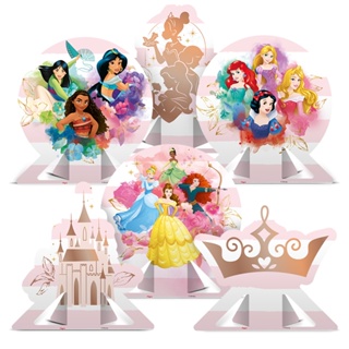 Decoração de Mesa - Festa Princesas Disney - 06 unidades - Regina - Rizzo em Oferta na Shopee