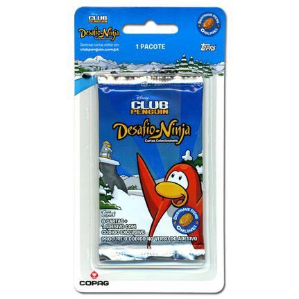 10x PENGUIN CARDS BOOSTER CLUB PENGUIN DESAFIO NINJA - 60 cards