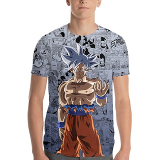 Camiseta Goku Instinto Superior Completo Anime Dragon Ball Z