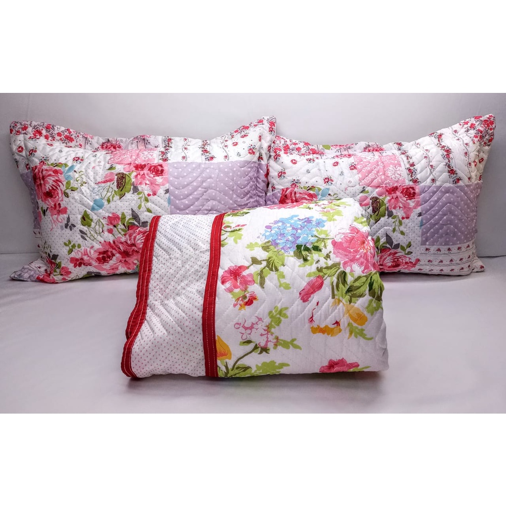Kit Cobre Leito 3 Peças Queen Estampado Grande