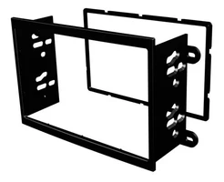 Moldura Dvd 2din Central Multimídia Onix Preta Autoplast Ap