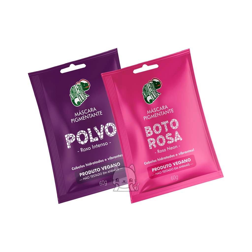 Kit 2 Tonalizante Kamaleão Color Mini 60g - Polvo + Boto Rosa
