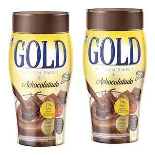 Kit 2 Achocolatado Diet Sem Açucar Gold 200g Cada