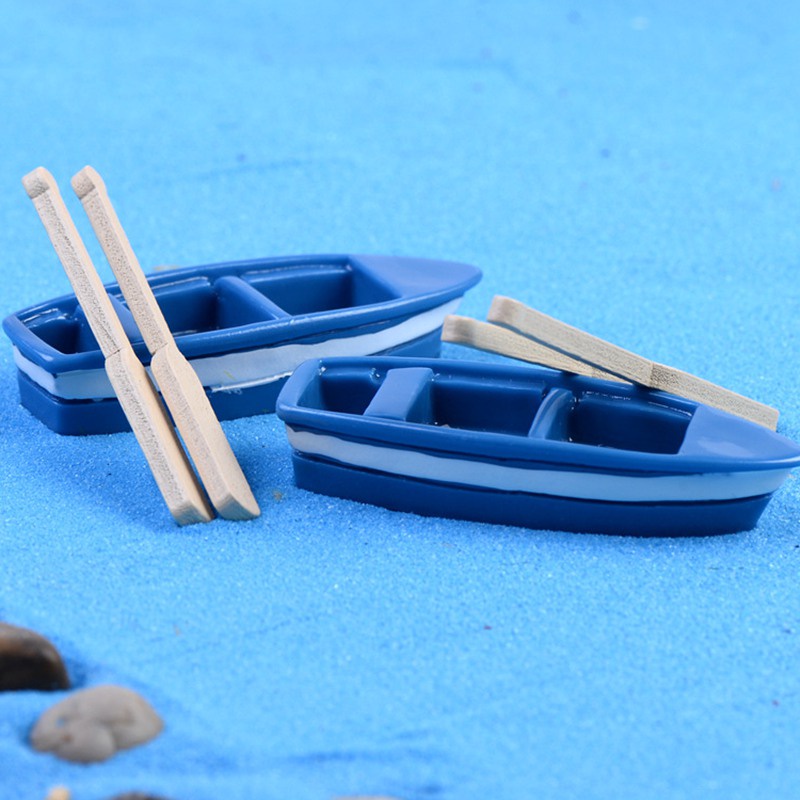 6 Pçs/Conjunto Miniatura Barco E Ornamentos De Madeira Para Decoração De Jardim De Fadas em Oferta na Shopee