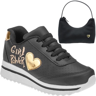 Tênis Infantil Feminino Menina 24 ao 36 com Bolsinha maravilhoso em Oferta na Shopee