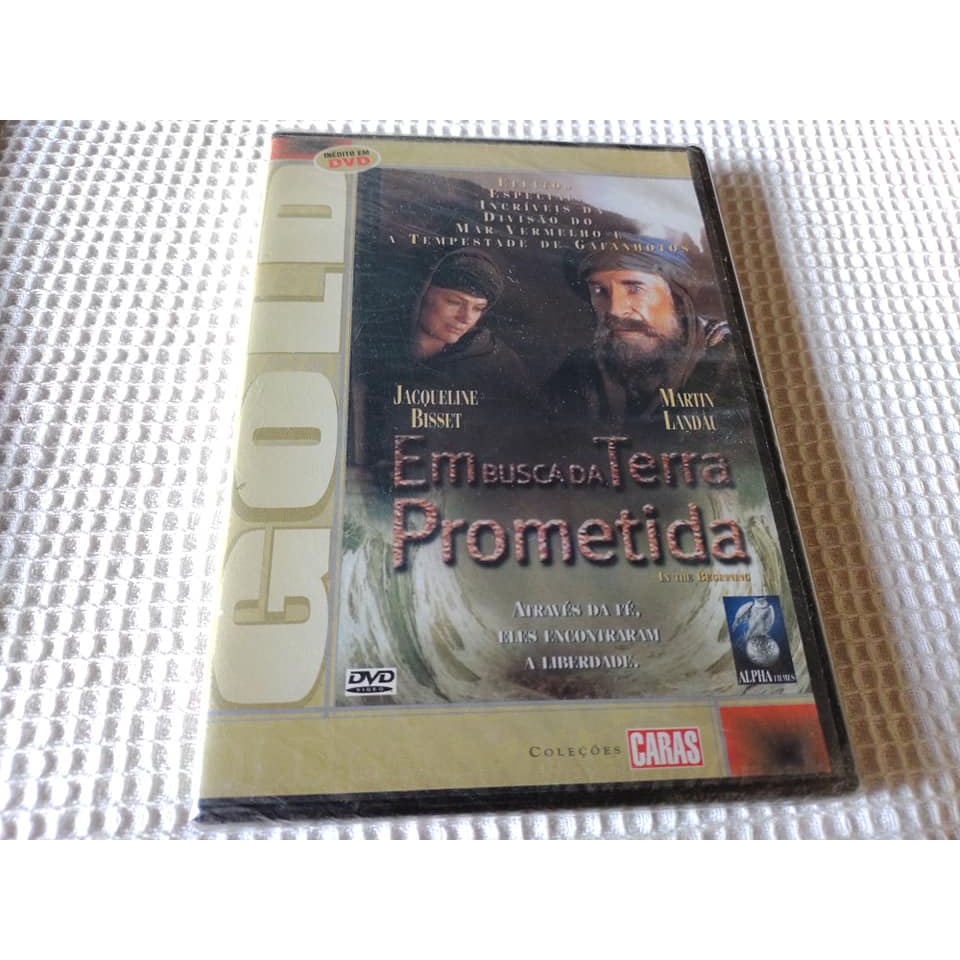 Em Busca da Terra Prometida Dvd Filme Jacqueline Bisset Coleção Caras Lacrado e Dublado