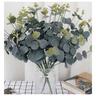 16 Cabeças Eucalipto Artificial Decoração Jardim - em Oferta na Shopee
