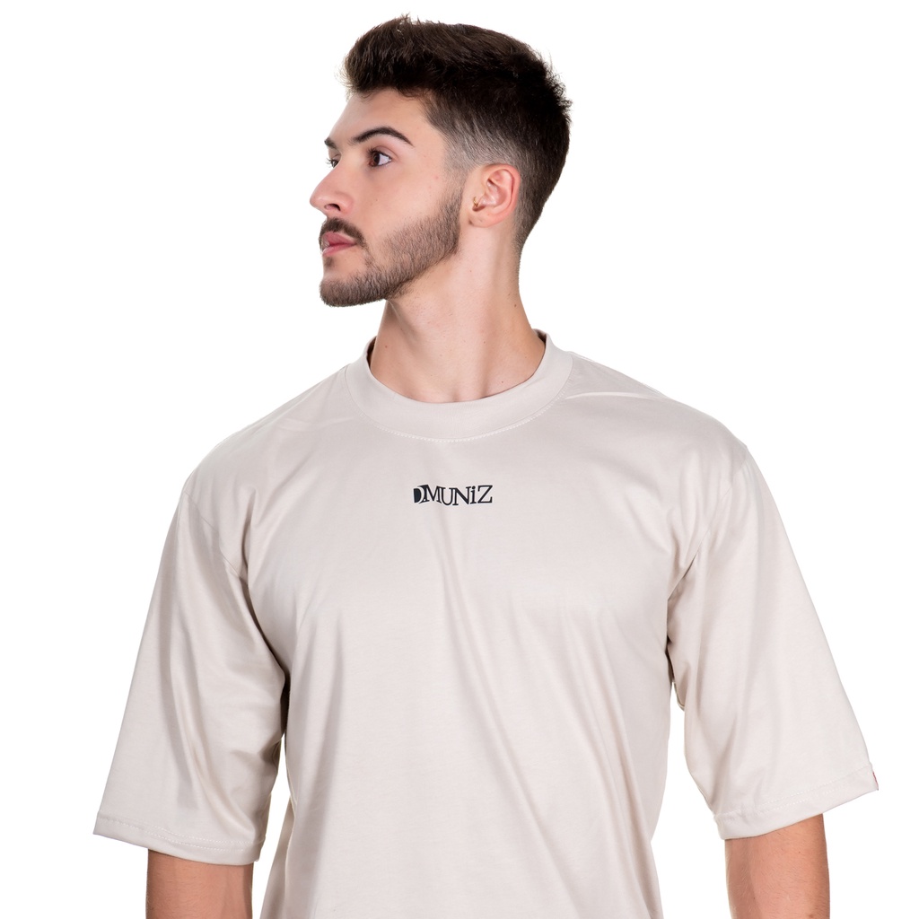 Camiseta Oversized Masculina Trapp D.muniz Casual Gola Alta