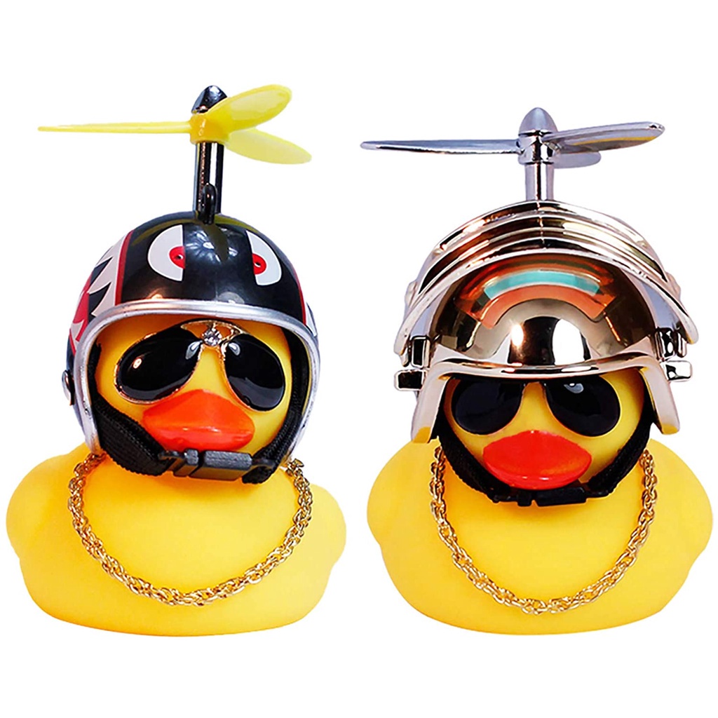 Pato Capacete Decoração Carro Motocicleta Bicicleta（As correias devem ser encomendadas separadamente）