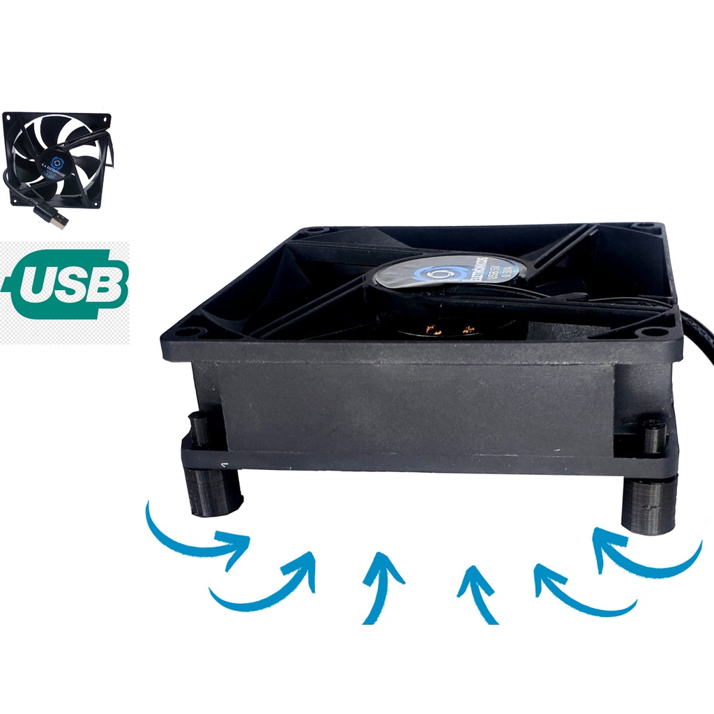 Cooler Ventoinha Usb 9cm Para Resfriamento em Oferta na Shopee