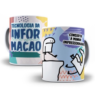 Caneca - Profissões - Tecnologia da informação - Flork memes em Oferta na Shopee
