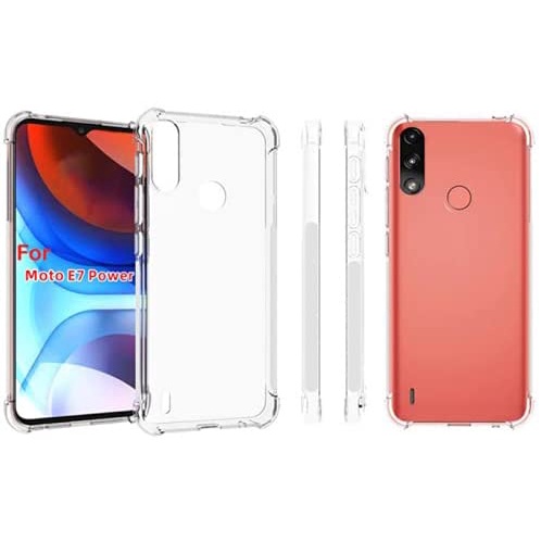Caso Capa Capinha Anti-impactante / Anti-queda Reforçada TPU Silicone para Motorola Moto E7 power