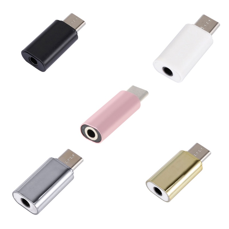 KIN Portátil Mini USB C Tipo Macho Para Conversor Adaptador Fêmea De 3 5MM