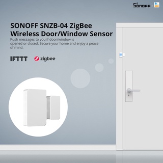 SONOFF SNZB-04 Sensor De Porta De ZigBee Sem Fio Magnético Alarme De Janela e-WeLink Controle APP Para Kits De Segurança Casa Inteligente